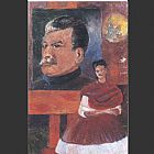Frida Kahlo Frida and Stalin painting